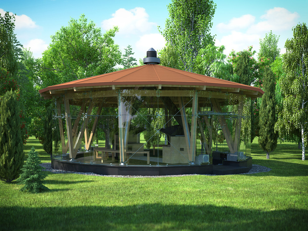 Стеклянный павильон/Glass pavilion
