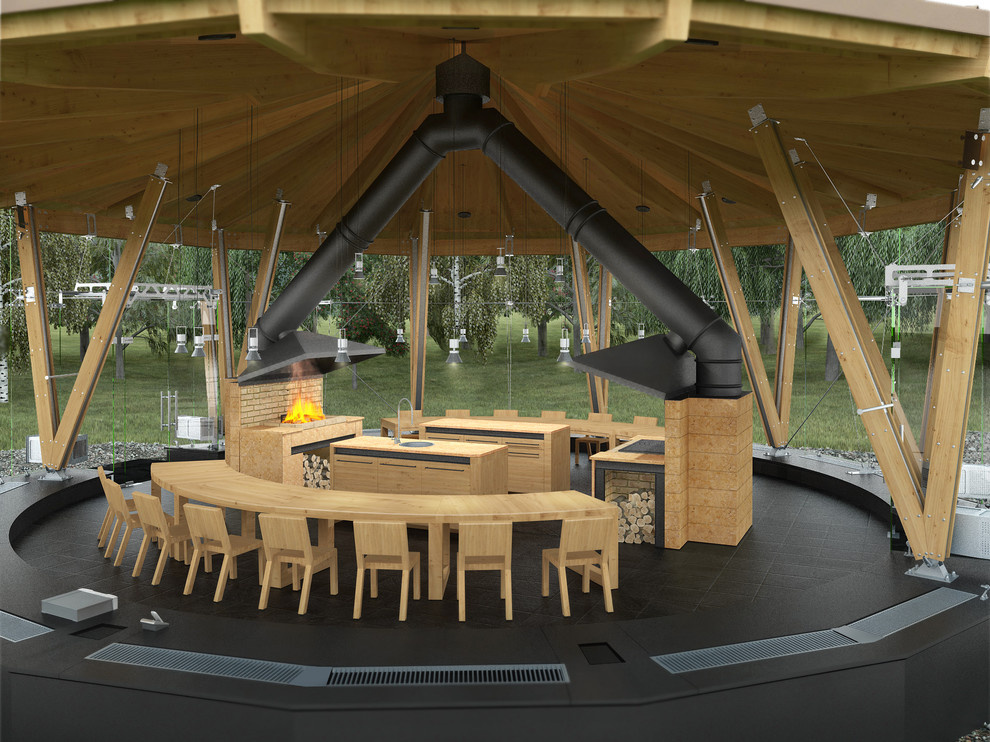 Стеклянный павильон/Glass pavilion
