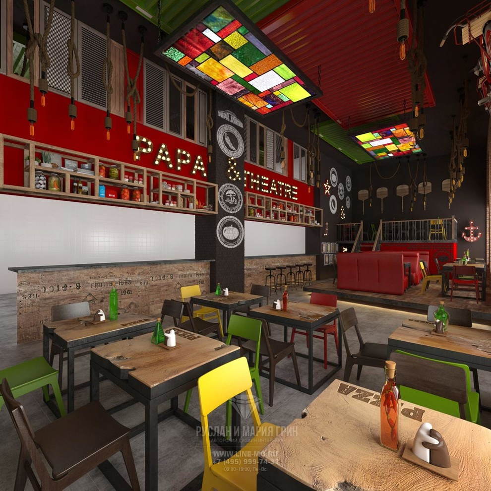 ДИЗАЙН ПИЦЦЕРИИ «ПАПА ДЖОНС» (PAPA JOHN’S)