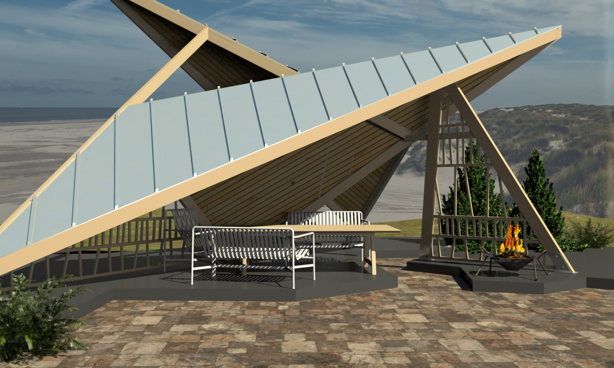 Обложка проекта: Проект садового навеса.