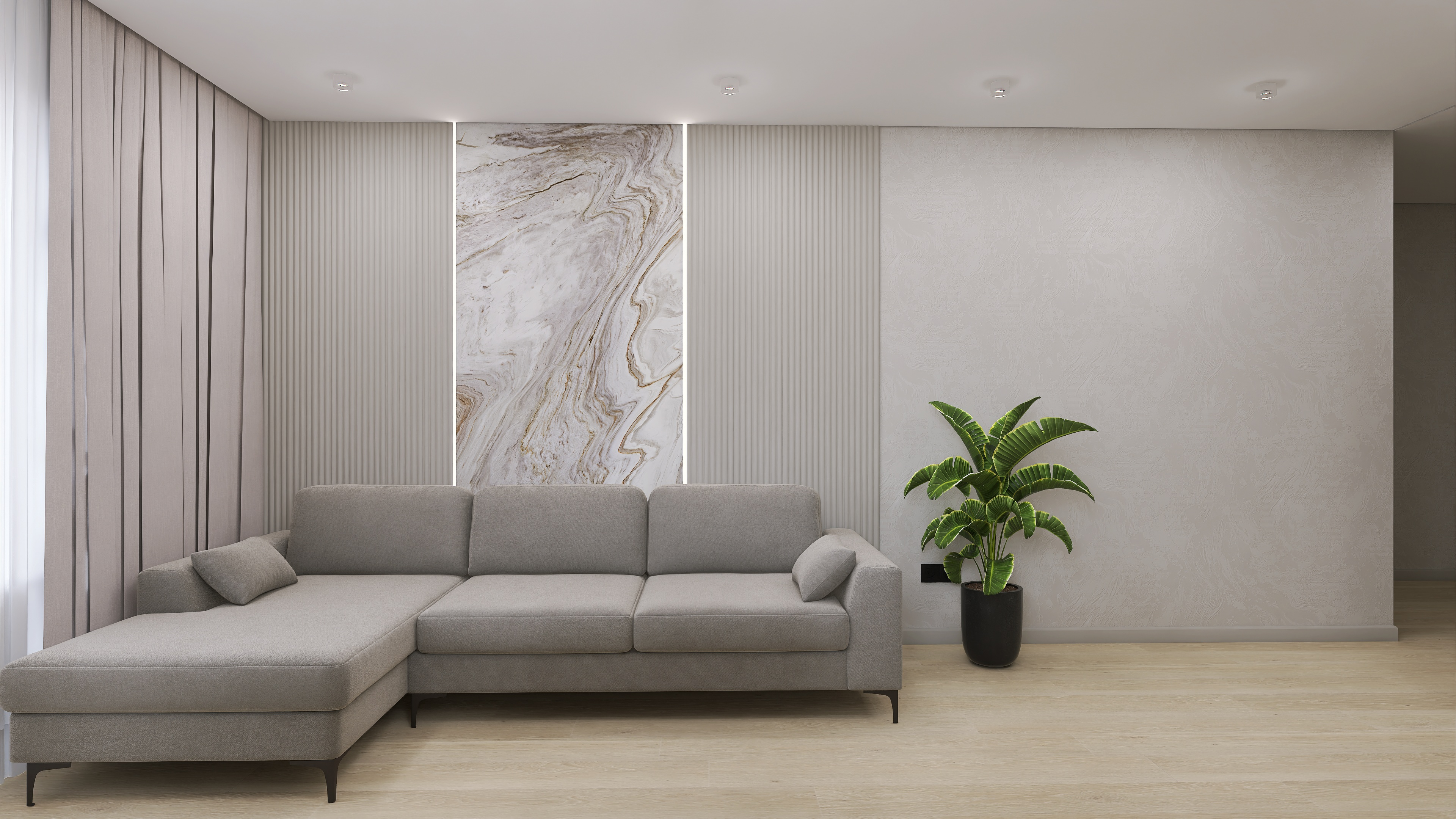 Обложка проекта: Кухня-гостиная