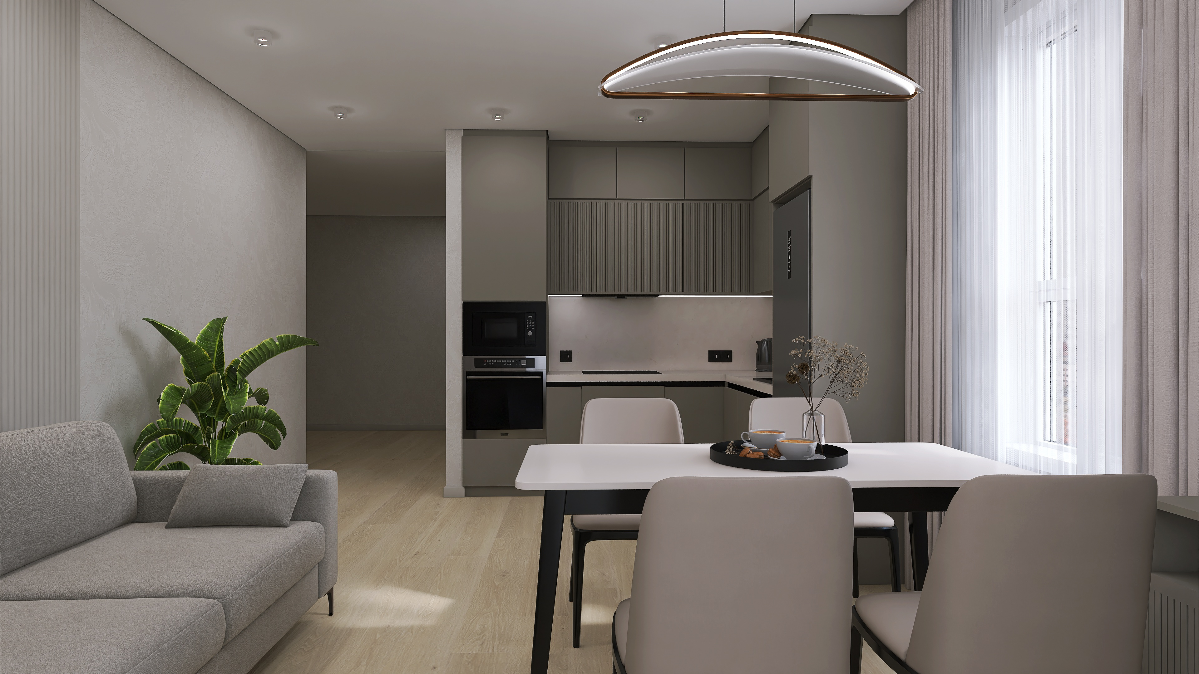 Кухня-гостиная