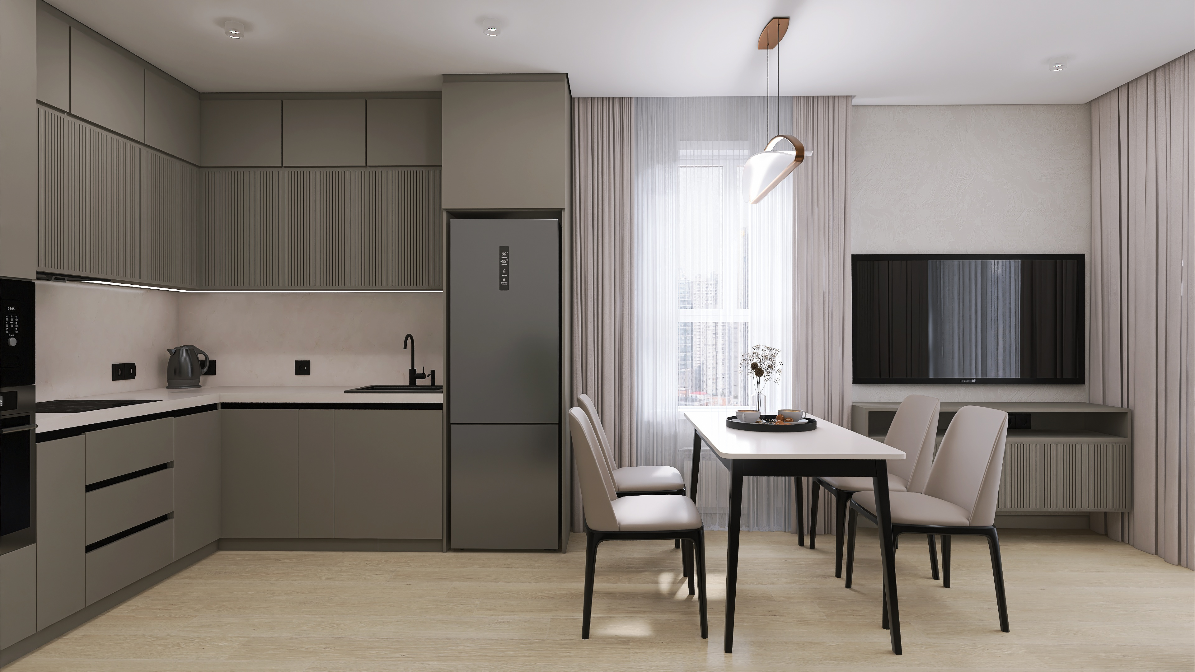 Кухня-гостиная