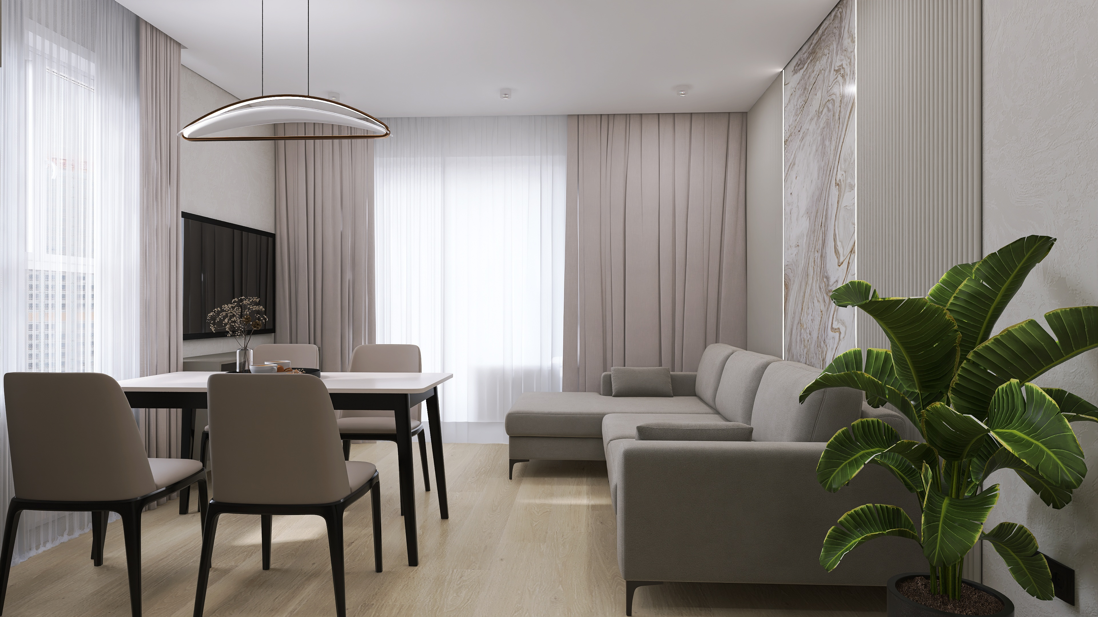 Кухня-гостиная