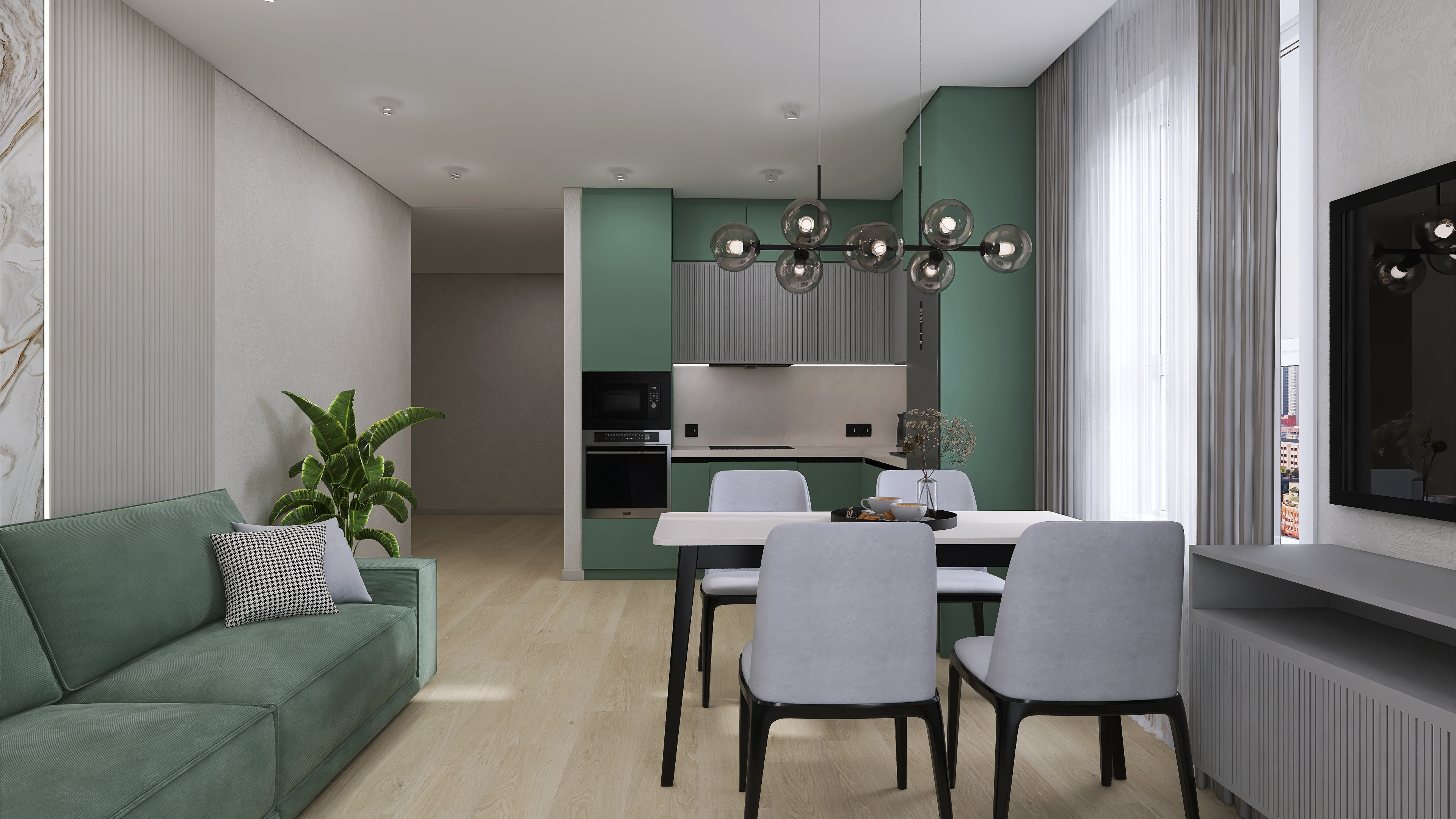 Кухня-гостиная