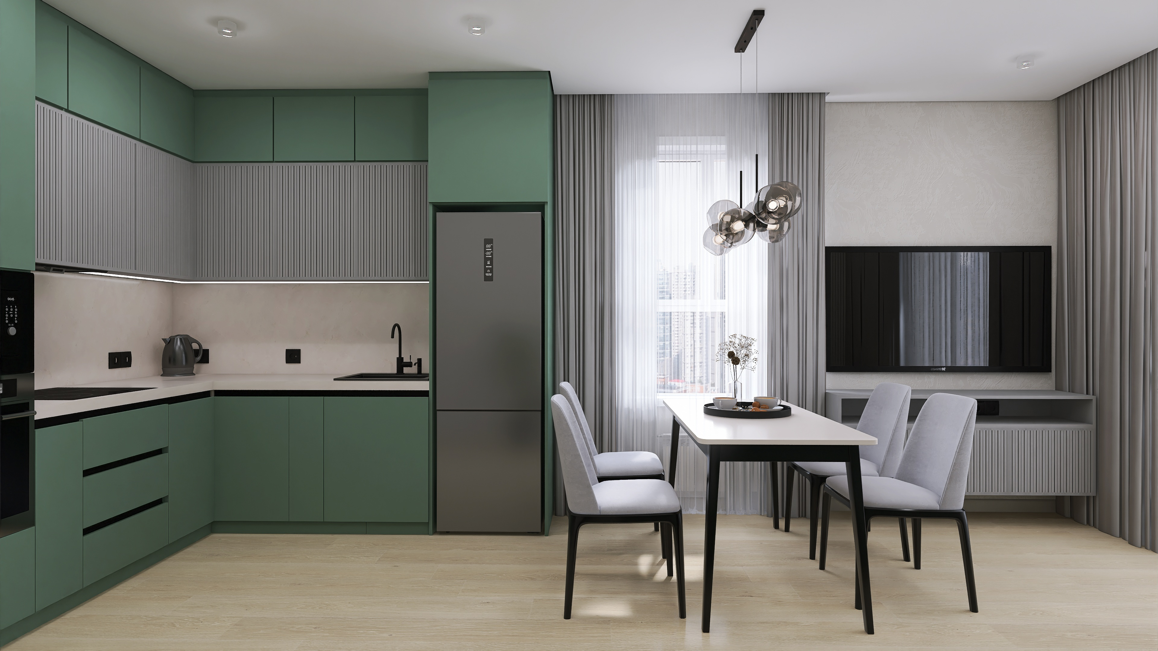 Кухня-гостиная