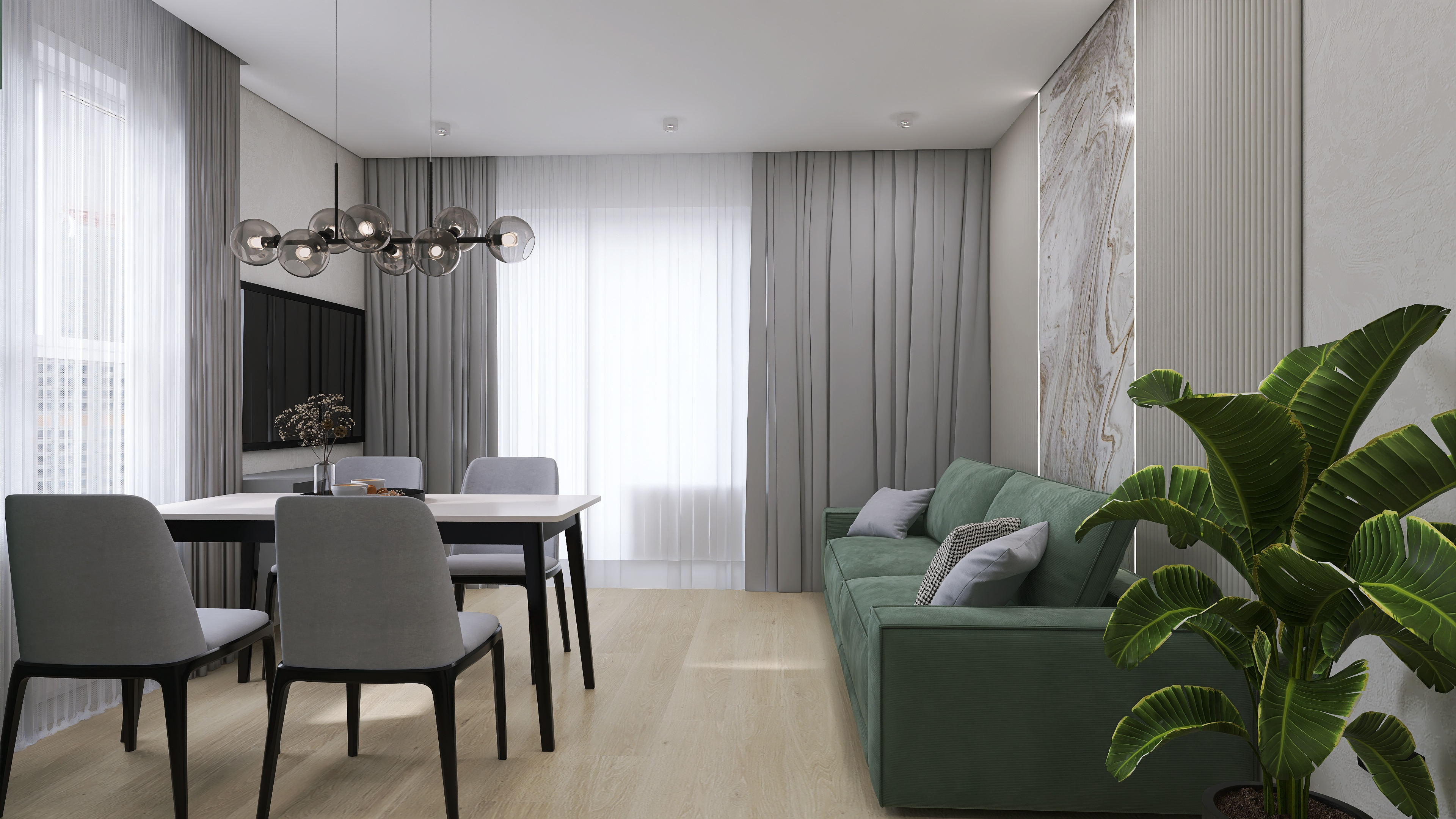 Кухня-гостиная