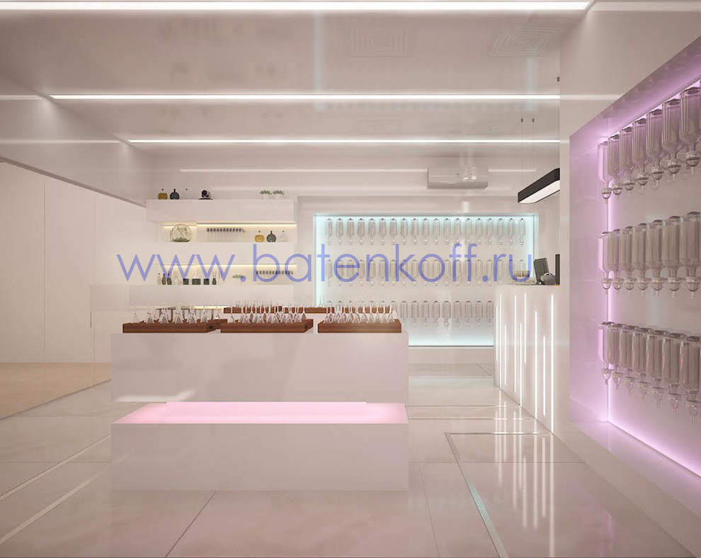 Дизайн интерьера магазина "AROMATIC BAR", г.Екатеринбург