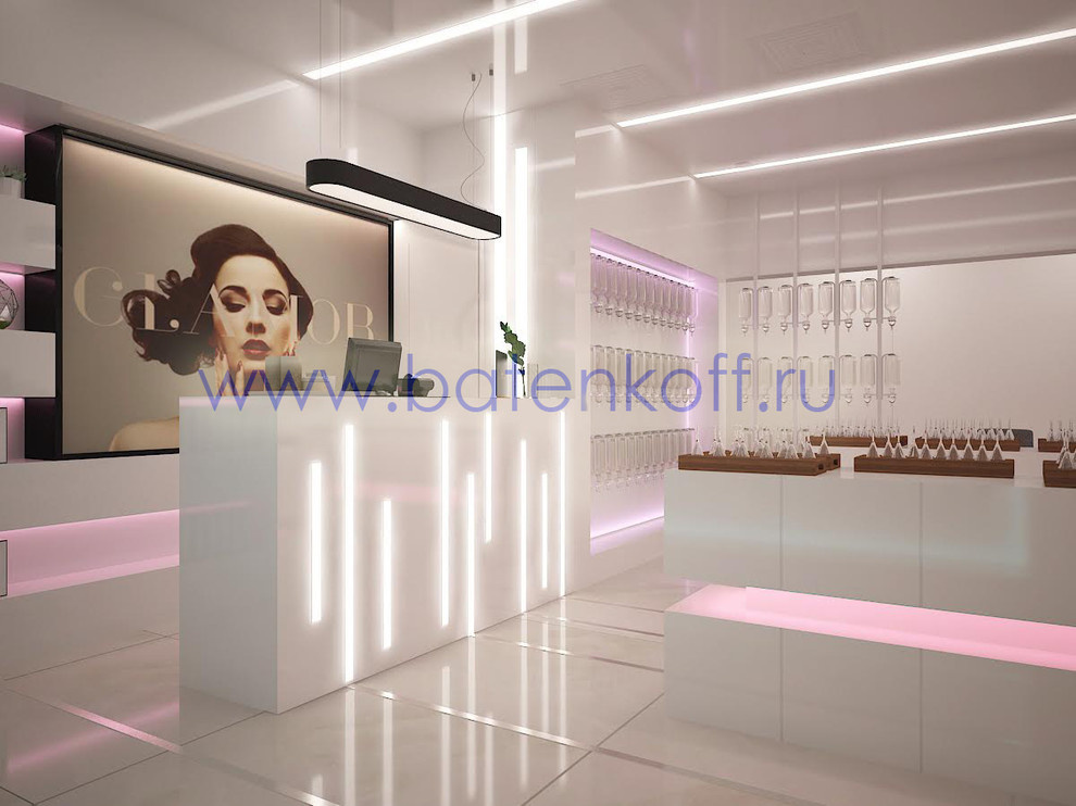 Дизайн интерьера магазина "AROMATIC BAR", г.Екатеринбург