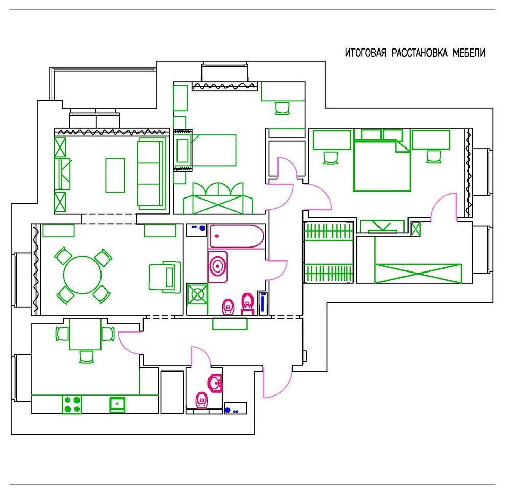 Houzz тур: Квартира в оливковых тонах