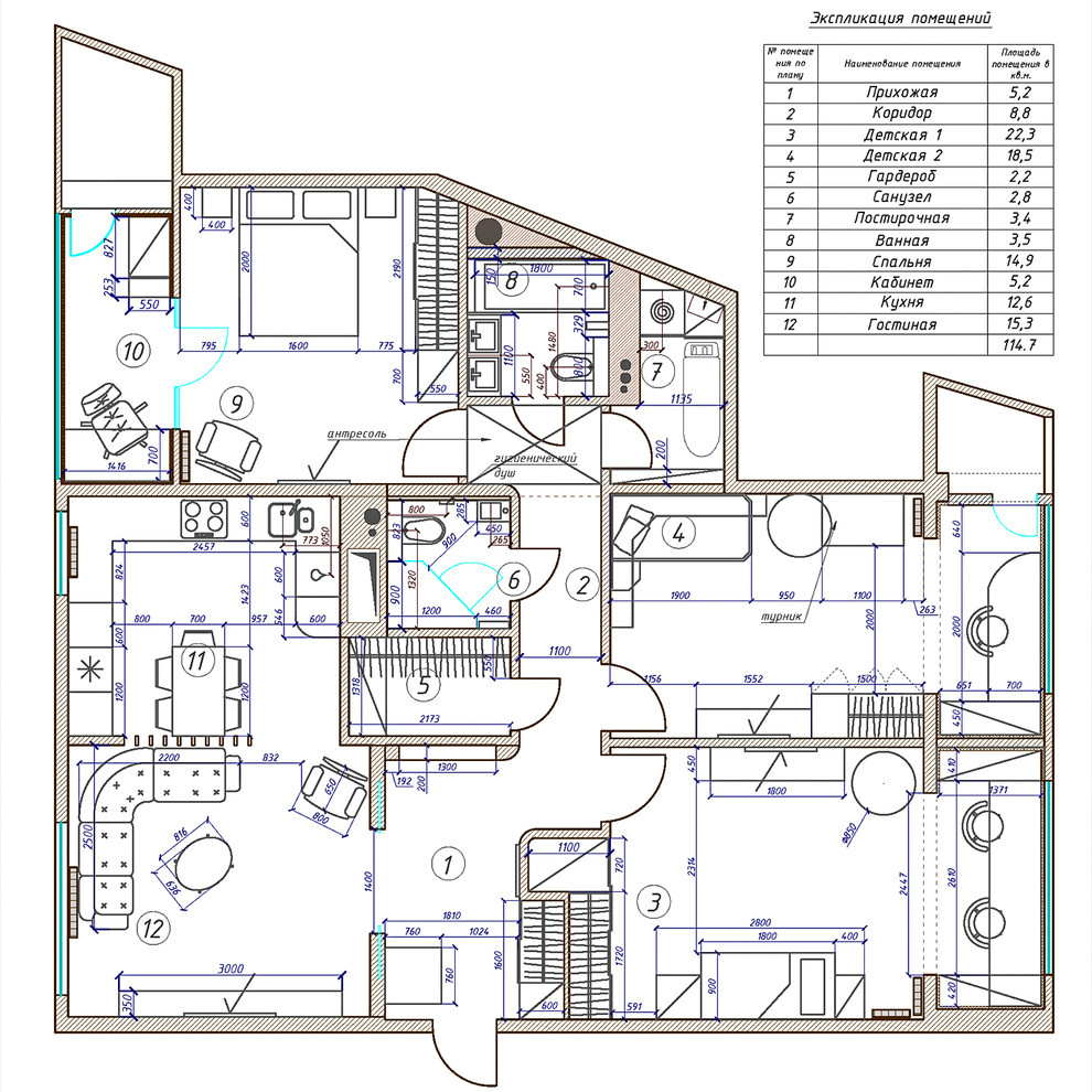 Дизайн кухни 12 кв м: фото и современные идеи