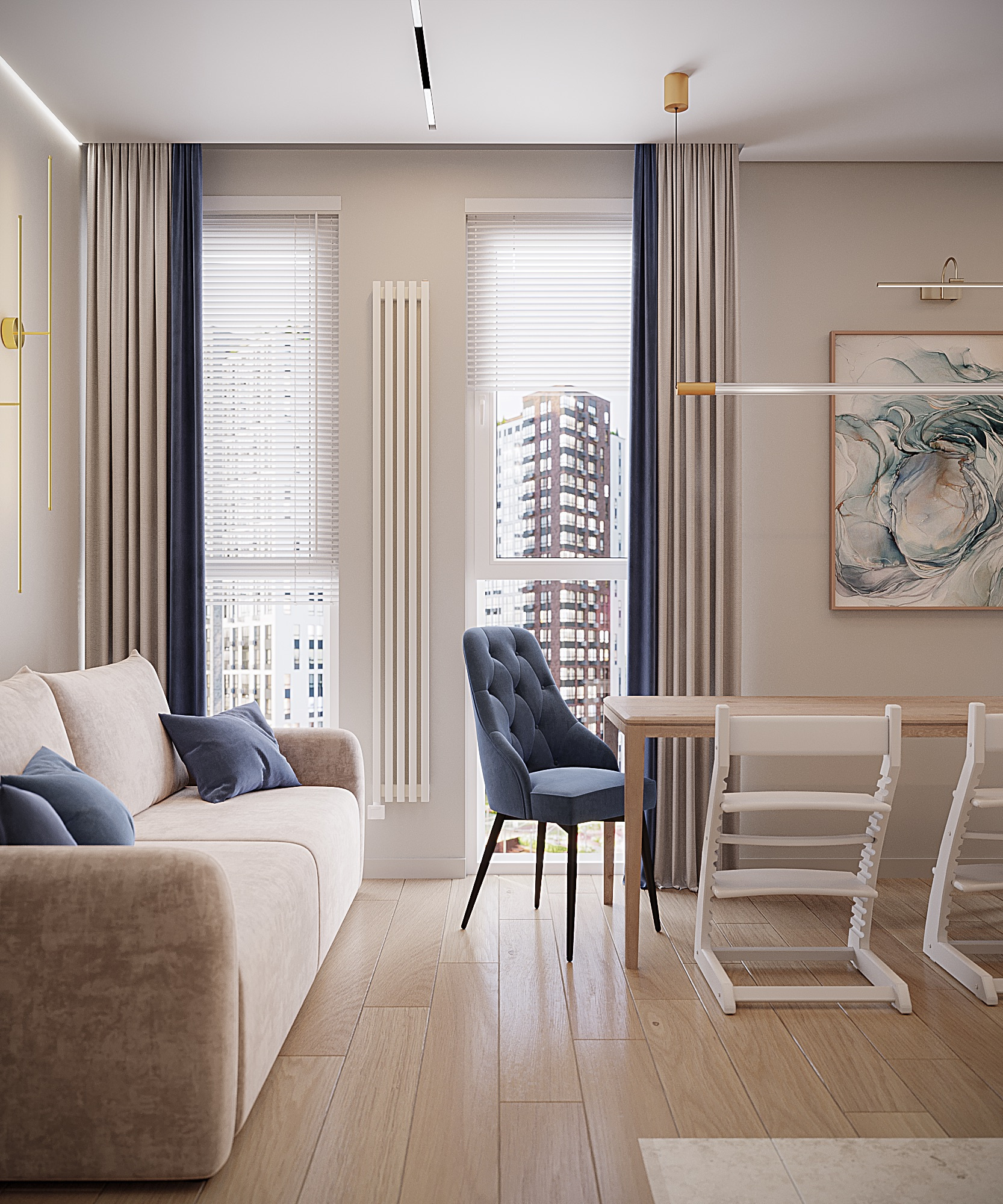 Квартира 57 кв.м. ЖК Южные Сады Мск