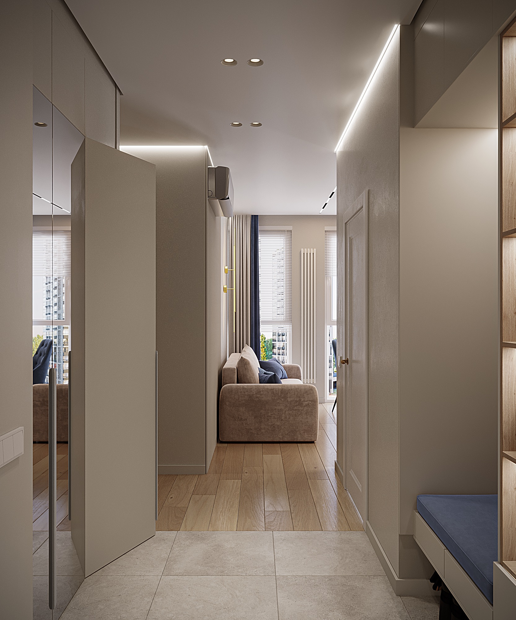 Квартира 57 кв.м. ЖК Южные Сады Мск