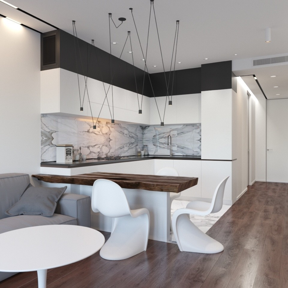 Минималистичная квартира в новостройке