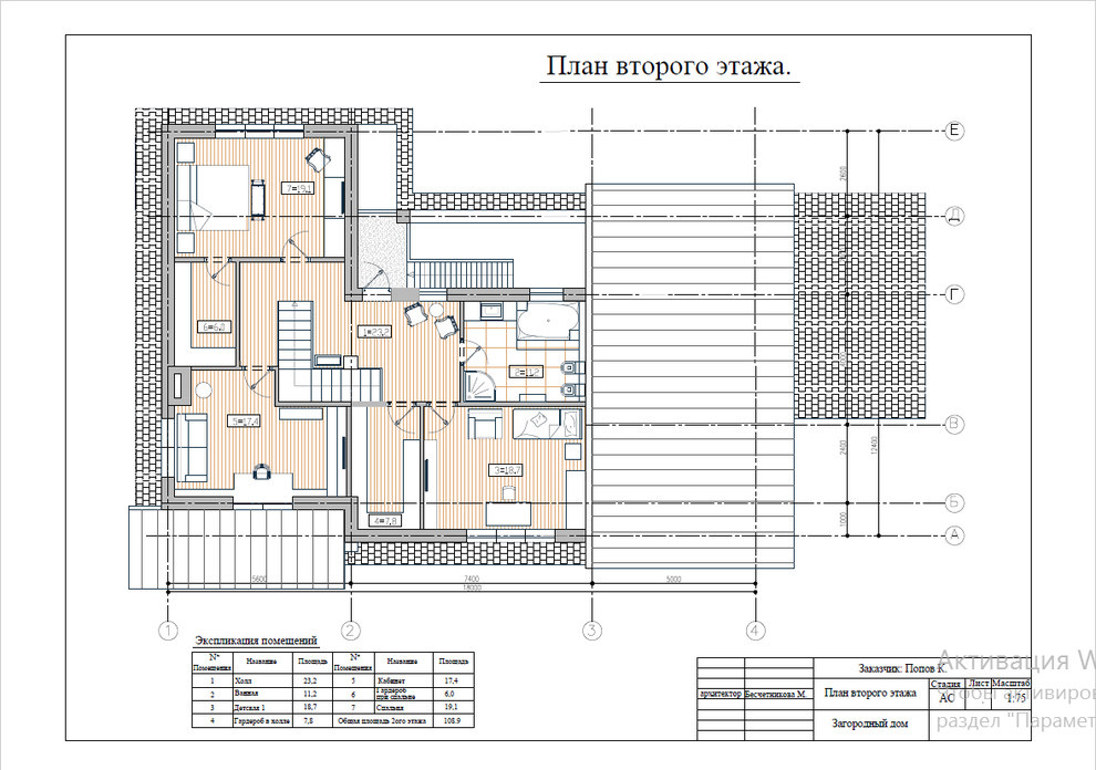 Проект частного жилого дома