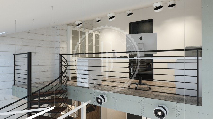 Двухуровневая квартира в стиле LOFT