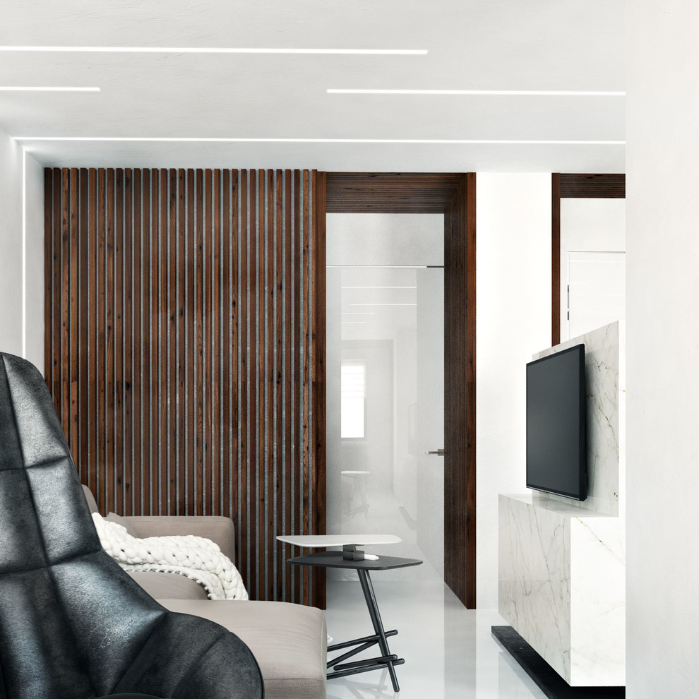 #WhiteApartment