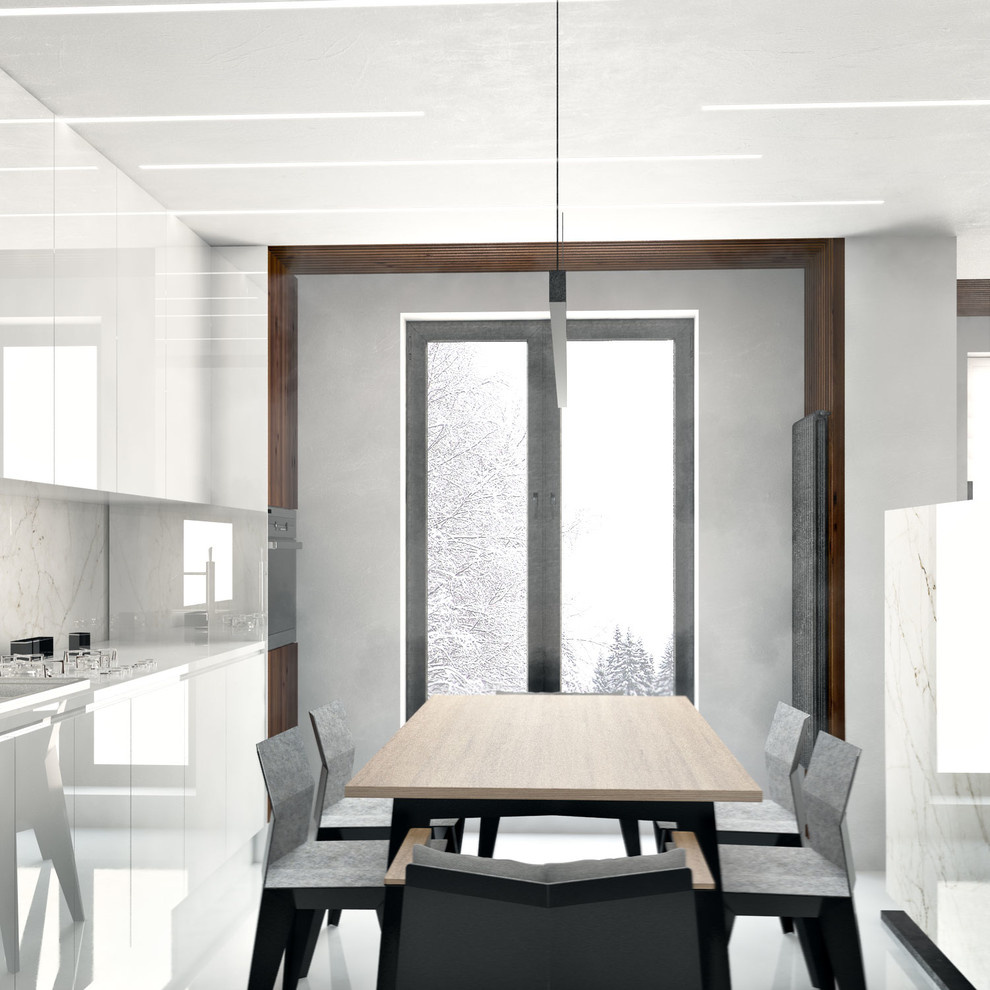 #WhiteApartment