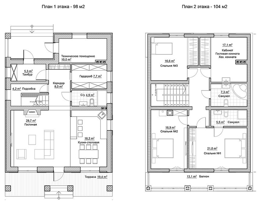 Обложка проекта: Проект дома площадью 200 м2 в Москве
