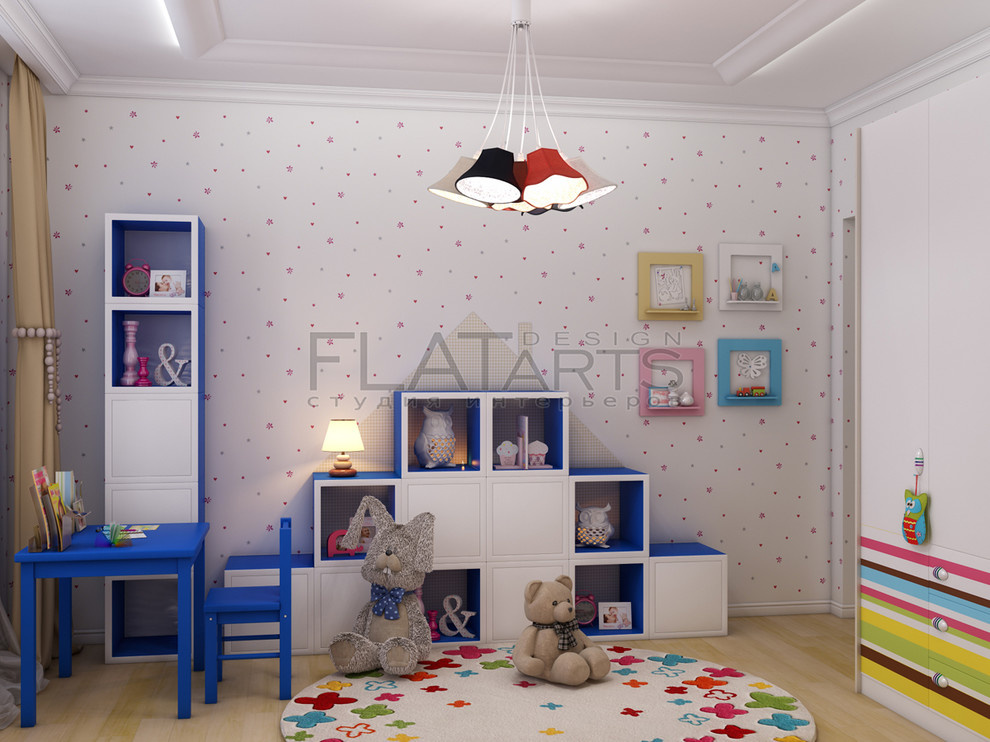 Дизайн 4х-квартиры 115кв.м.  в стиле фьюжн