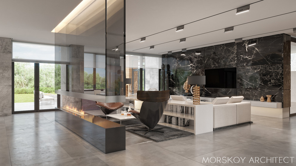 Обложка проекта: Interior of the apartment house 600 m²