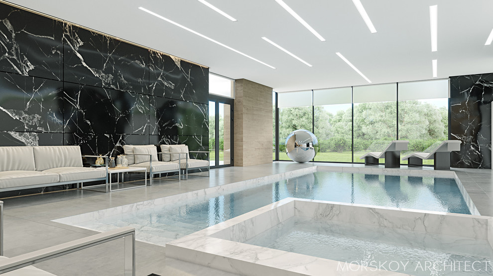 Interior of the apartment house 600 m²