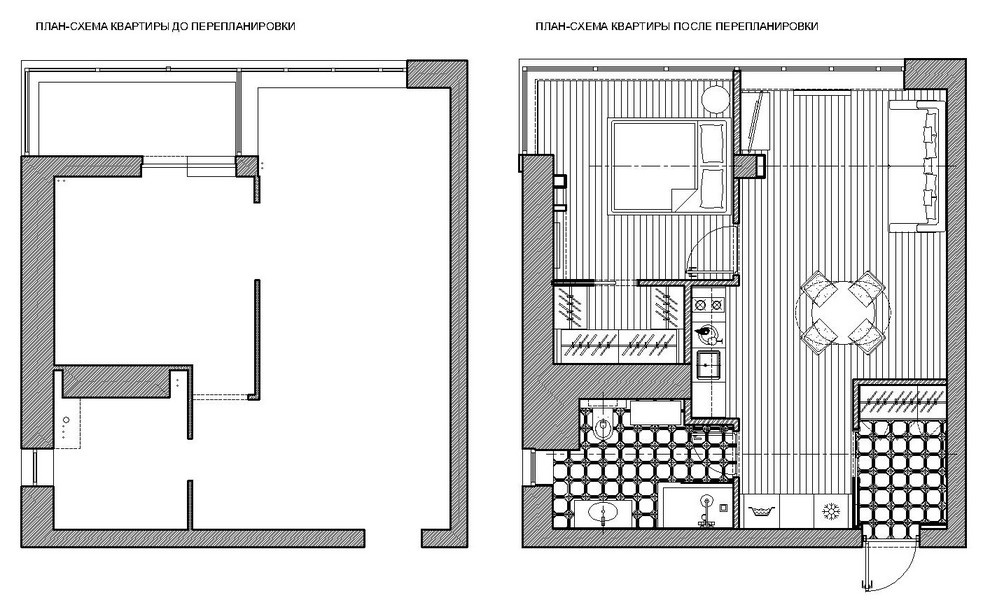 Houzz тур: Квартира без коридоров и с присоединенной лоджией