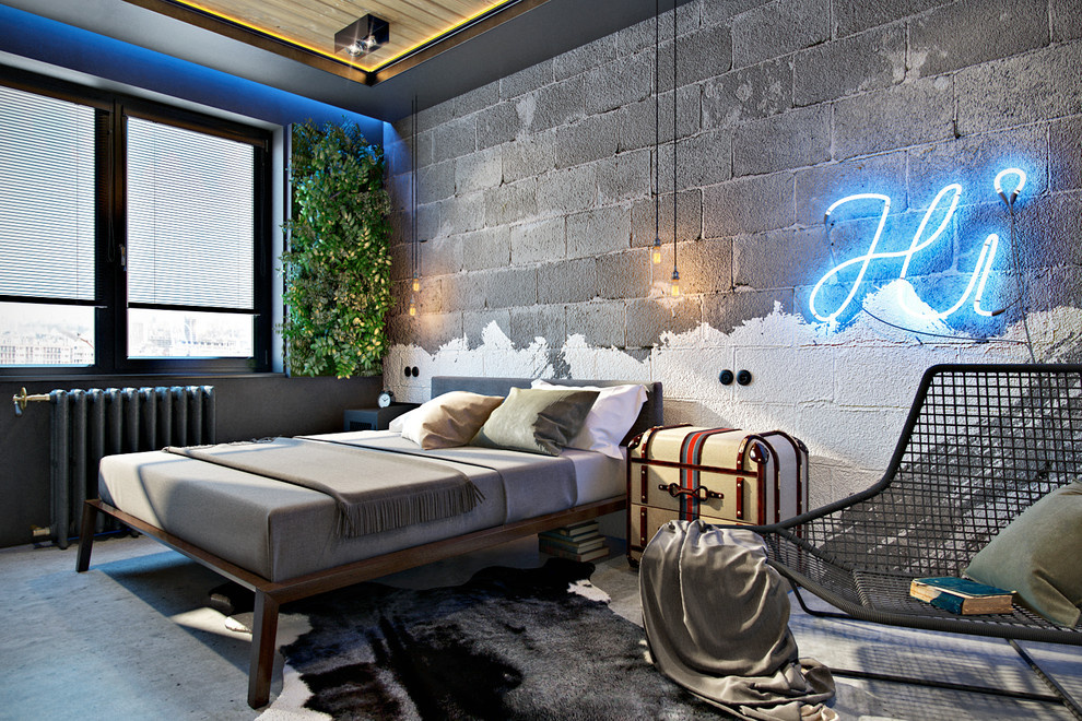 Men's bedroom loft
