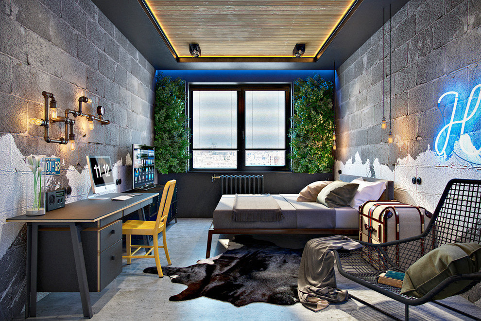Men's bedroom loft
