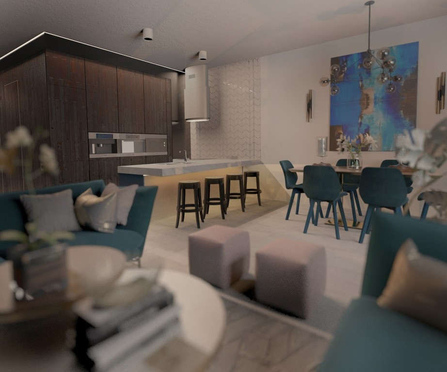 Интерьер гостиной для gbg-house