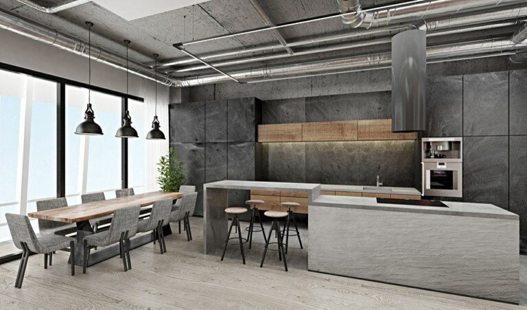 Садовые кварталы, квартира в стиле "Loft"