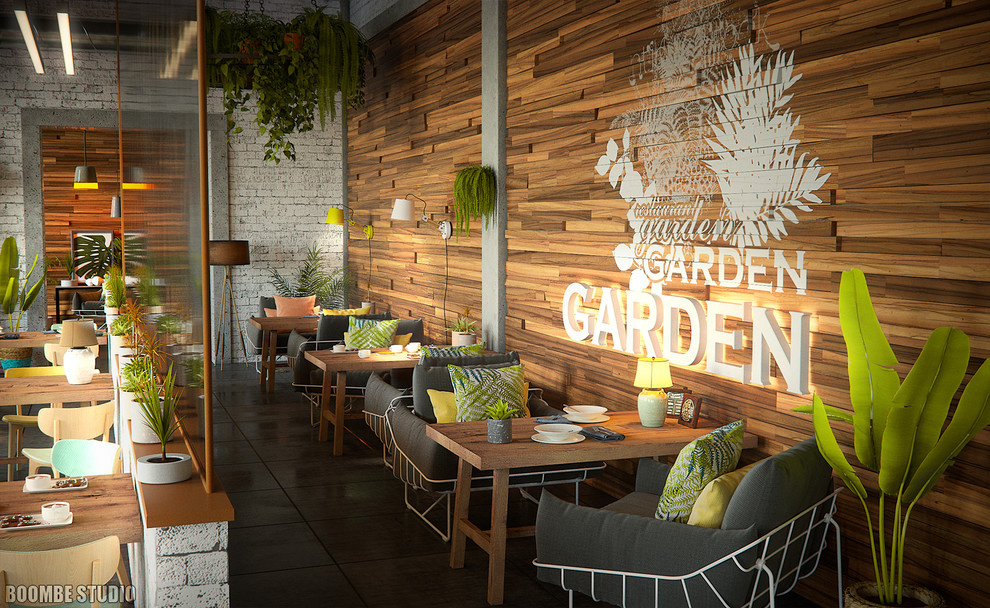 Project of "GARDEN" restaurant in Melbourne