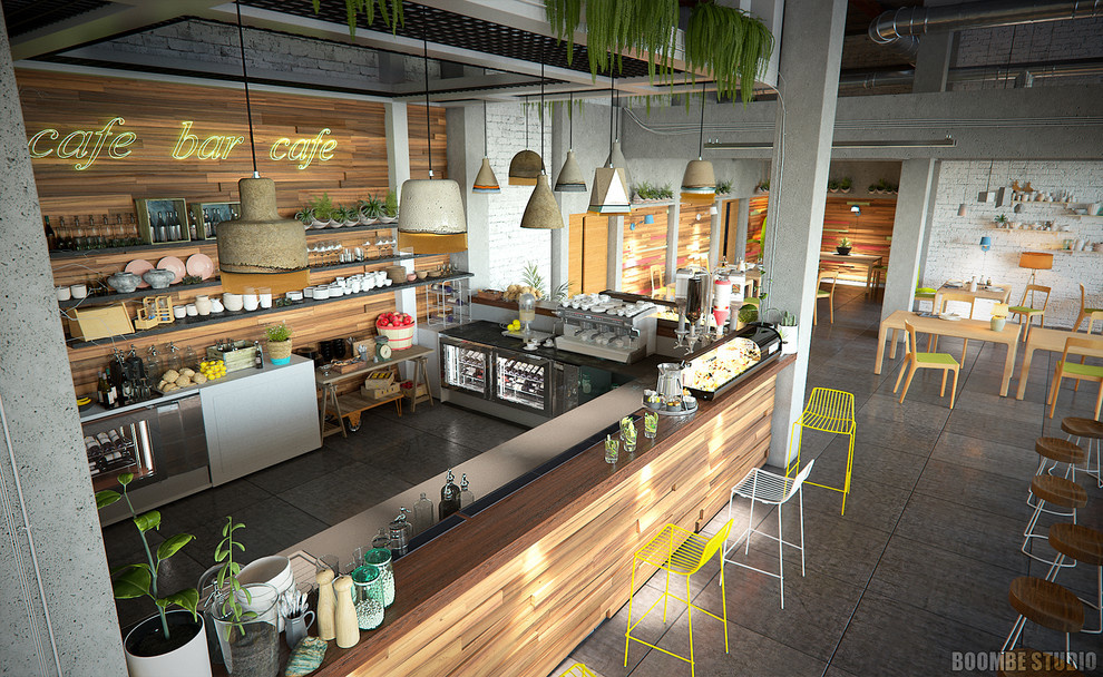 Project of "GARDEN" restaurant in Melbourne