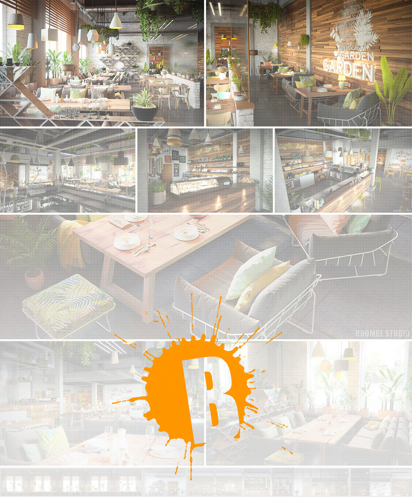 Project of "GARDEN" restaurant in Melbourne