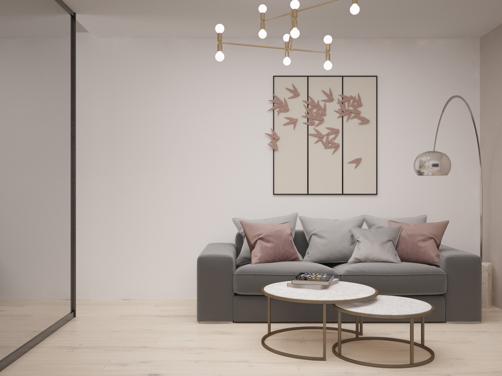 Двухкомнатная хрущевка в современном стиле, 45 м²