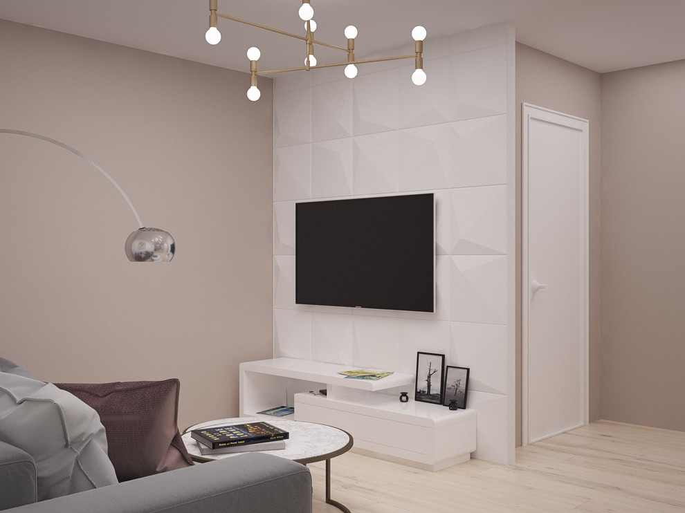 Двухкомнатная хрущевка в современном стиле, 45 м²