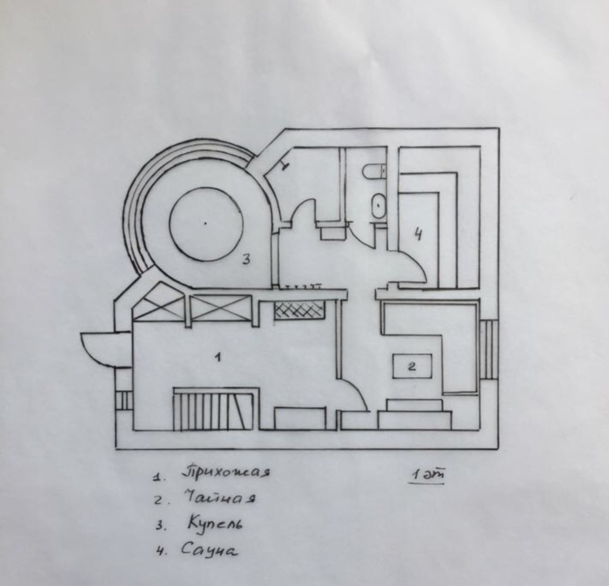 Проект недели: Спа-домик для друзей с  купелью и чайной комнатой