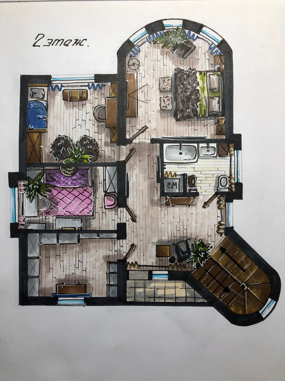 Houzz тур: Дом в американском стиле в Краснодарском крае