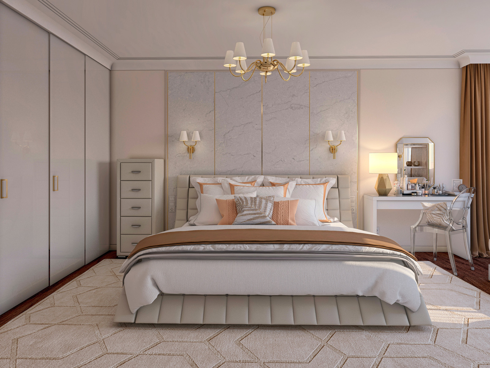 Спальня в проекте bright_apartament_kr
