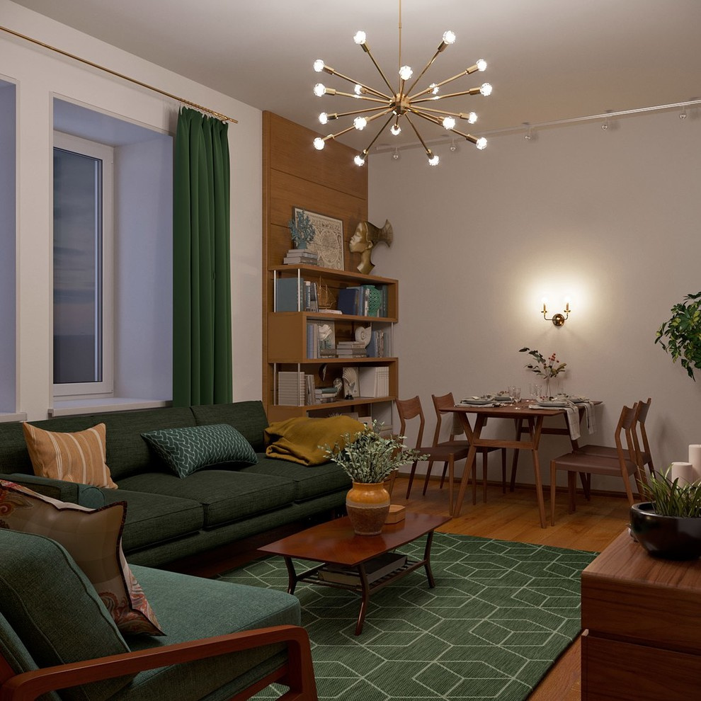 Проект в Москве в стиле mid-century