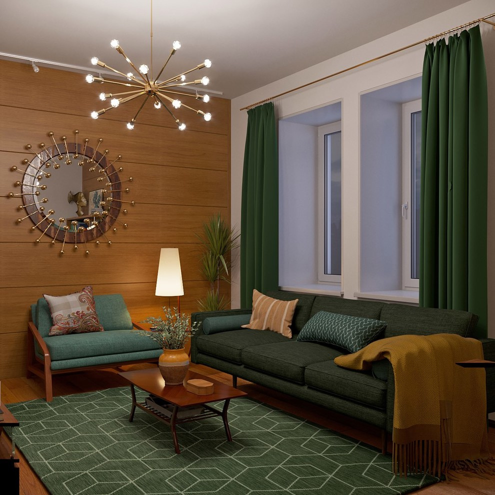 Проект в Москве в стиле mid-century
