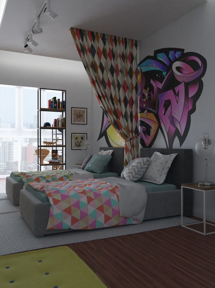 Трехкомнатная квартира в стиле лофт, 78 м²