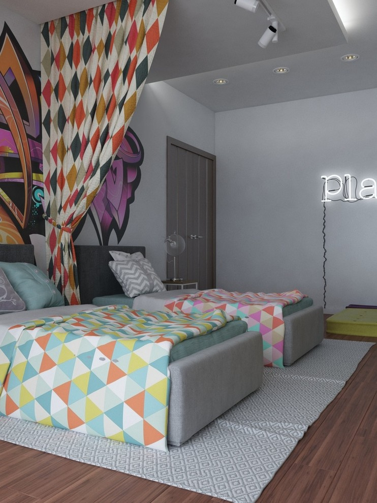Трехкомнатная квартира в стиле лофт, 78 м²