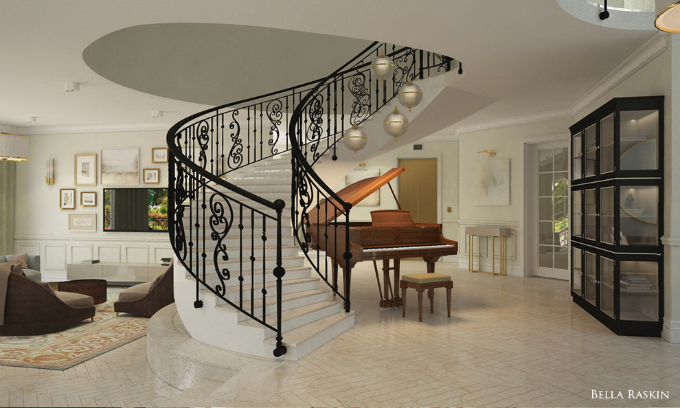 Living room. Stairs