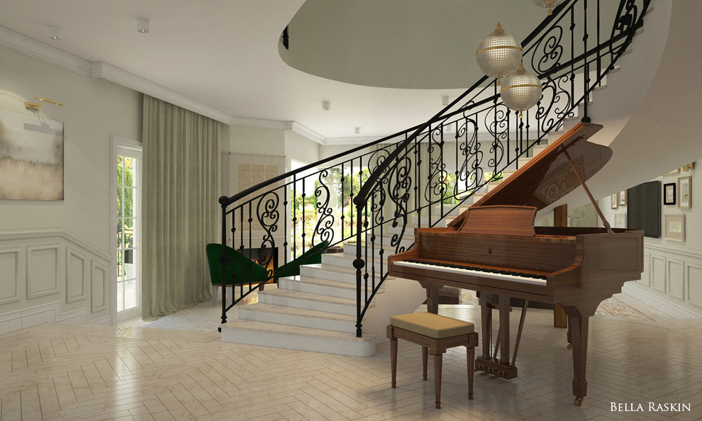 Living room. Stairs
