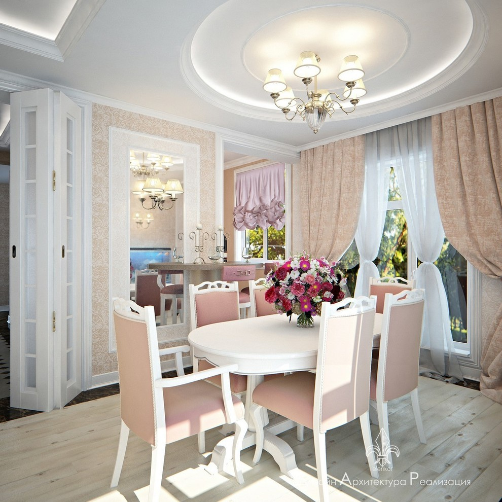 кухня ДОМ 150 М2 П. ЯБЛОНОВСКИЙ КЛАССИКА