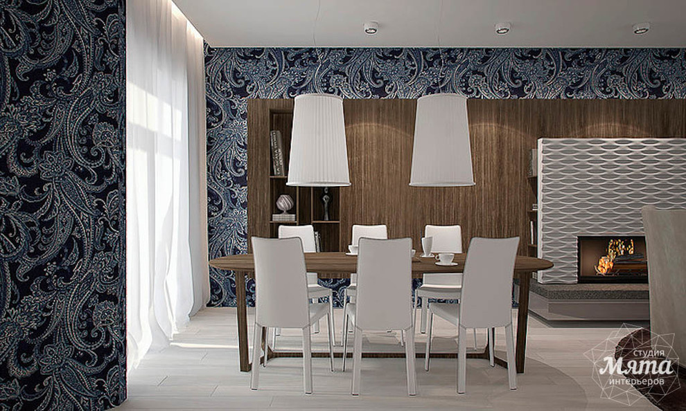 Дизайн кухни-столовой в Антаресе