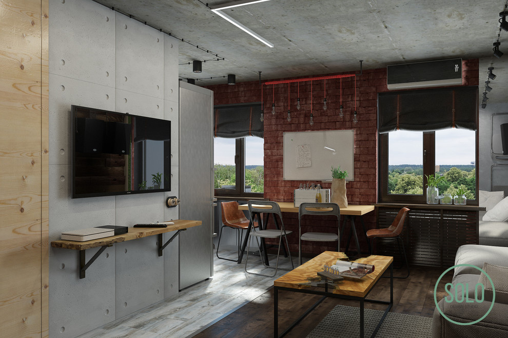 Loft Interior Interpritation in Small Appartment