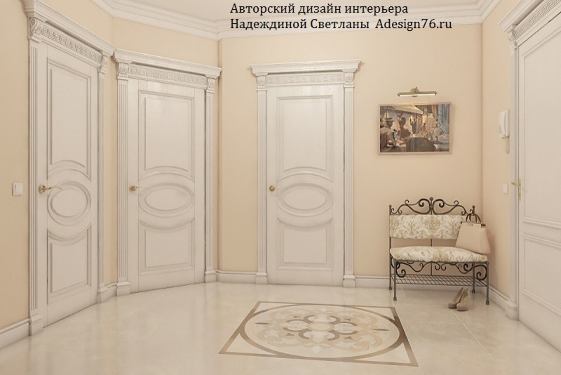 ПРИХОЖАЯ В КЛАССИЧЕСКОМ СТИЛЕ
