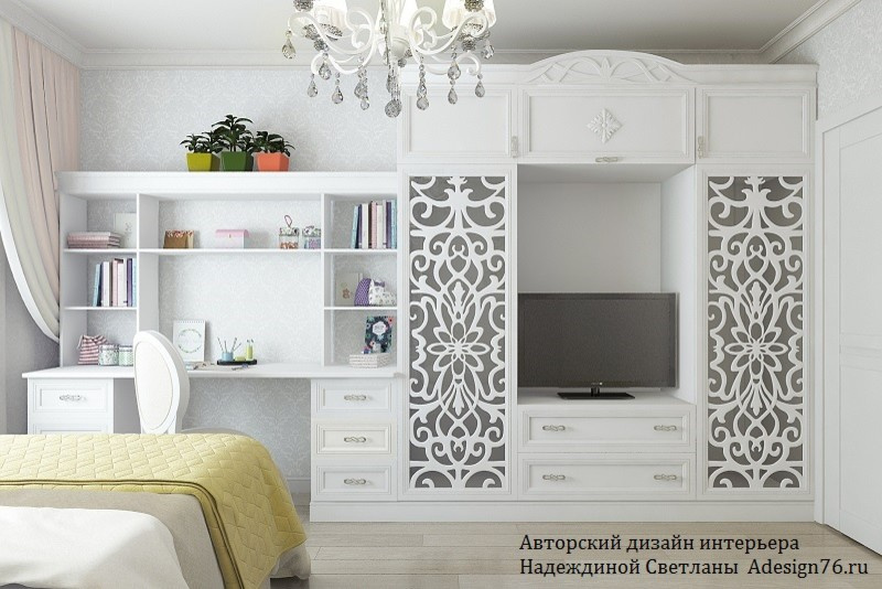 БЕЛАЯ КОМНАТА ДЛЯ ДЕВОЧКИ